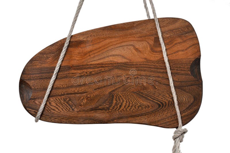 Het oude houten teken hangen royalty-vrije stock fotografie Het oude houten teken hangen royalty-vrije stock fotografie