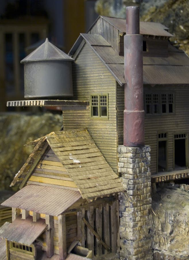 Het oude Model van de Molen stock afbeeldingen Het oude Model van de Molen stock afbeeldingen