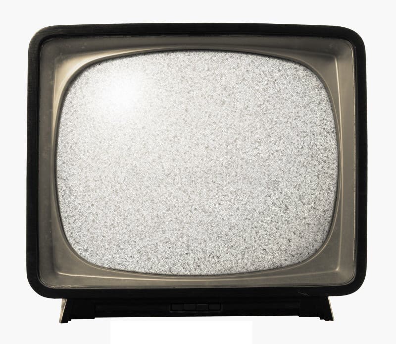 Het oude Retro lawaai van TV