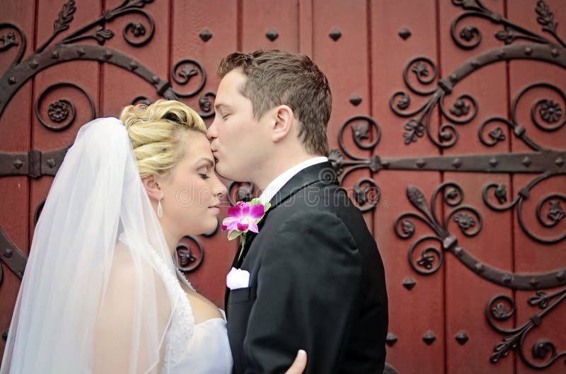 Het paar van het huwelijk stock fotografie Het paar van het huwelijk stock fotografie