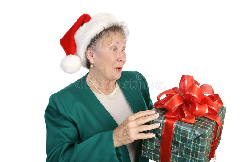 Het Pakket van Kerstmis van de verrassing stock afbeelding Het Pakket van Kerstmis van de verrassing stock afbeelding