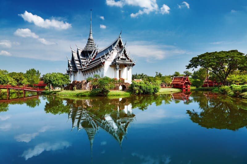 Het Paleis van Prasat van Sanphet, Thailand royalty-vrije stock fotografie Het Paleis van Prasat van Sanphet, Thailand royalty-vrije stock fotografie