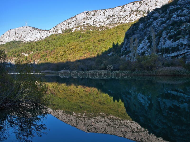 Het Park van de aard Cetina stock afbeeldingen Het Park van de aard Cetina stock afbeeldingen