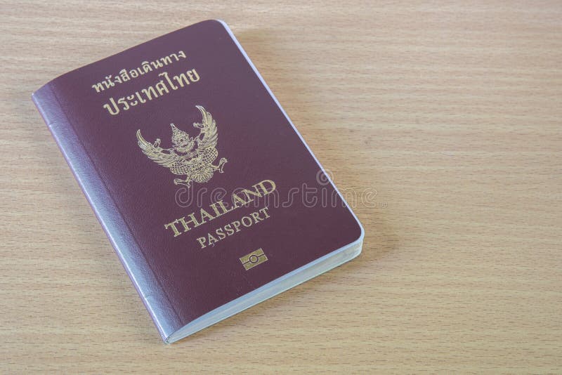 Het paspoort van Thailand stock afbeelding Het paspoort van Thailand stock afbeelding