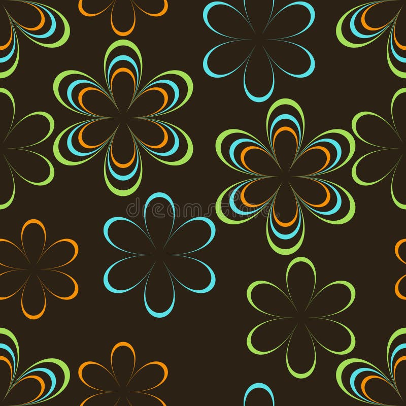 Het patroon van de bloem vector illustratie Het patroon van de bloem vector illustratie