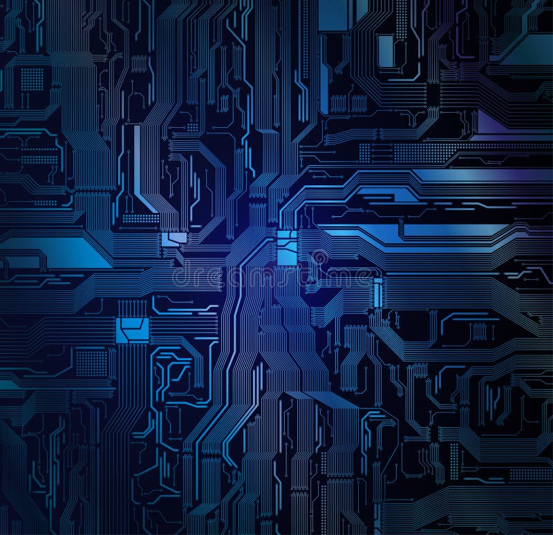 Circuitpatroon royalty-vrije illustratie