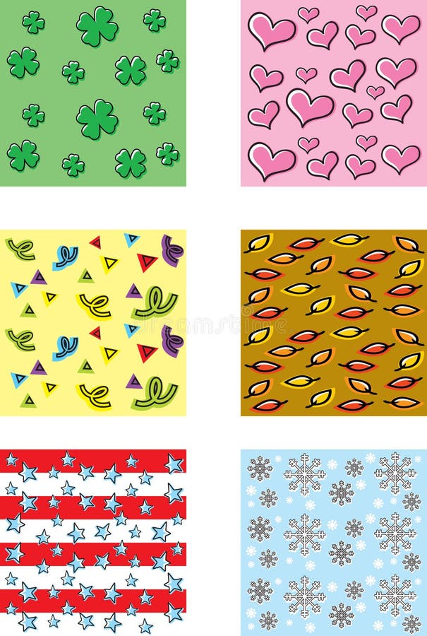 Het Patroon van de vakantie stock illustratie Het Patroon van de vakantie stock illustratie