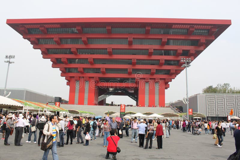 October 20, 2010, Shanghai, China, World Expo China Pavilion - the highest in the East. October 20, 2010, Shanghai, China, World Expo China Pavilion - the highest in the East.