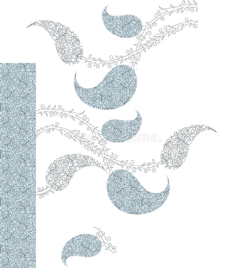 Het perfecte naadloze ontwerp van Paisley Decoratief ontwerp royalty-vrije illustratie Het perfecte naadloze ontwerp van Paisley Decoratief ontwerp royalty-vrije illustratie