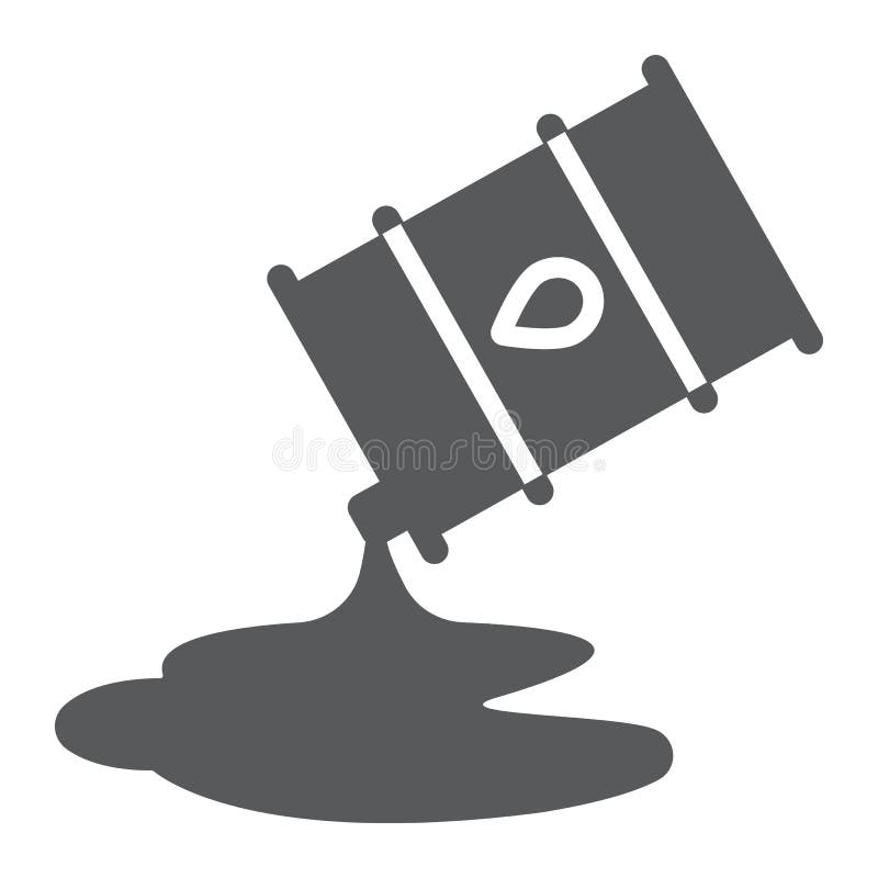 Oil spill glyph icon, fuel and storage, oil barrel sign, vector graphics, a solid pattern on a white background, eps 10. Oil spill glyph icon, fuel and storage, oil barrel sign, vector graphics, a solid pattern on a white background, eps 10.