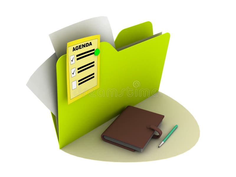 Het pictogram van de agenda stock illustratie Het pictogram van de agenda stock illustratie