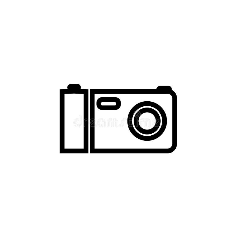Het pictogram van de camerafilm vector illustratie Het pictogram van de camerafilm vector illustratie