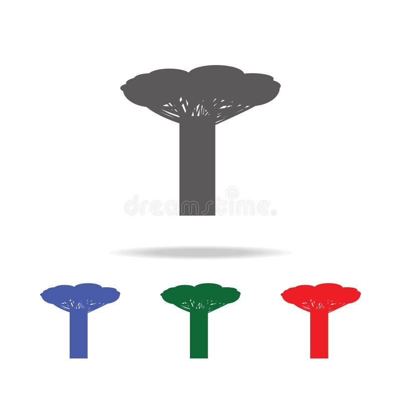 Het pictogram van de draakboom Elementen van bomen in multi gekleurde pictogrammen Grafisch het ontwerppictogram van de premiekwa stock illustratie Het pictogram van de draakboom Elementen van bomen in multi gekleurde pictogrammen Grafisch het ontwerppictogram van de premiekwa stock illustratie