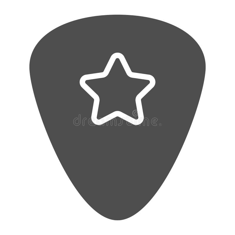 Het pictogram van de gitaaroogst glyph, musical en plectrum, bemiddelaarsteken, vectorgrafiek, een stevig patroon op een witte ac royalty-vrije illustratie Het pictogram van de gitaaroogst glyph, musical en plectrum, bemiddelaarsteken, vectorgrafiek, een stevig patroon op een witte ac royalty-vrije illustratie