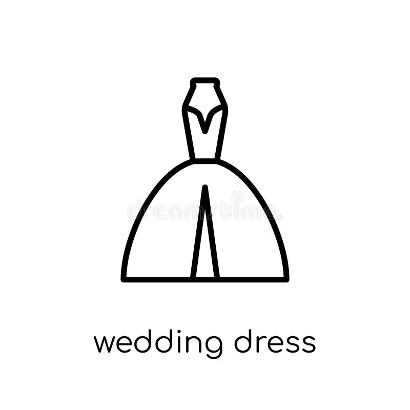 Het pictogram van de huwelijkskleding van Huwelijk en liefdeinzameling stock illustratie Het pictogram van de huwelijkskleding van Huwelijk en liefdeinzameling stock illustratie