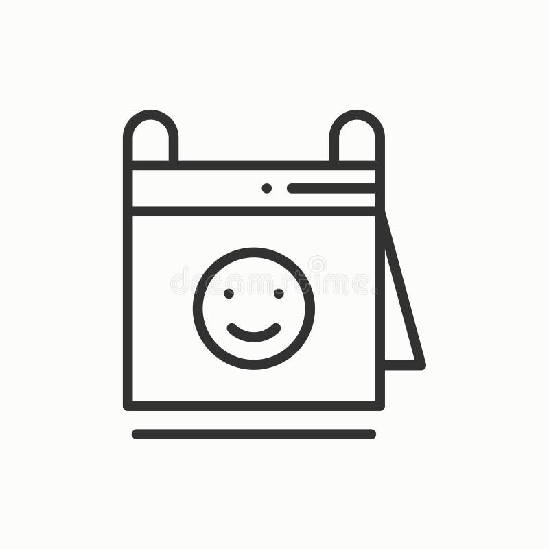 Het pictogram van de kalenderlijn Herinnering, partijtijd, datum Van de de verjaardagsvakantie van de partijviering de gebeurteni stock illustratie Het pictogram van de kalenderlijn Herinnering, partijtijd, datum Van de de verjaardagsvakantie van de partijviering de gebeurteni stock illustratie