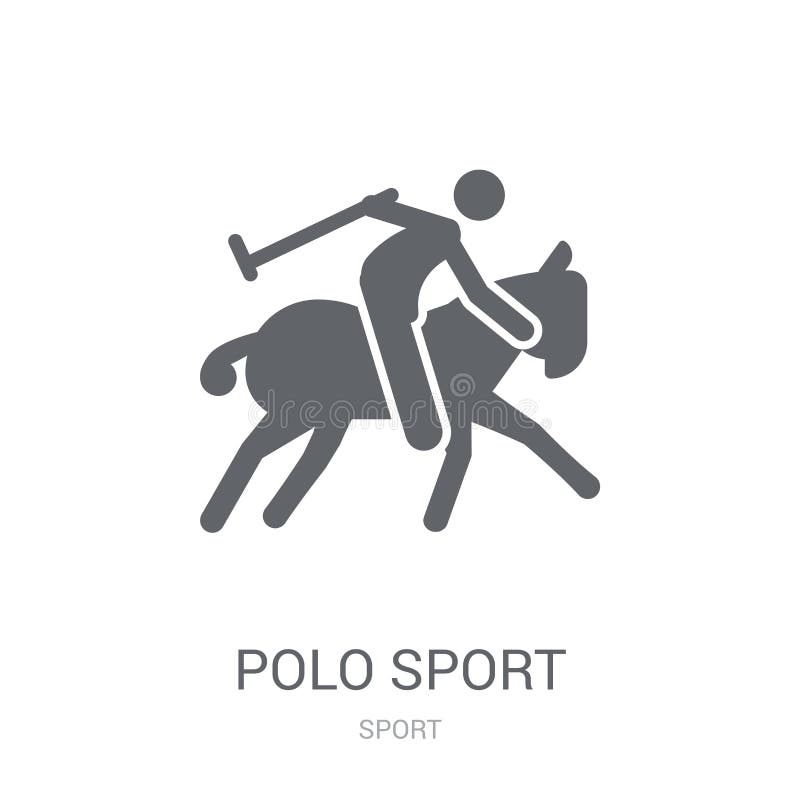 het pictogram van de polosport royalty-vrije illustratie het pictogram van de polosport royalty-vrije illustratie