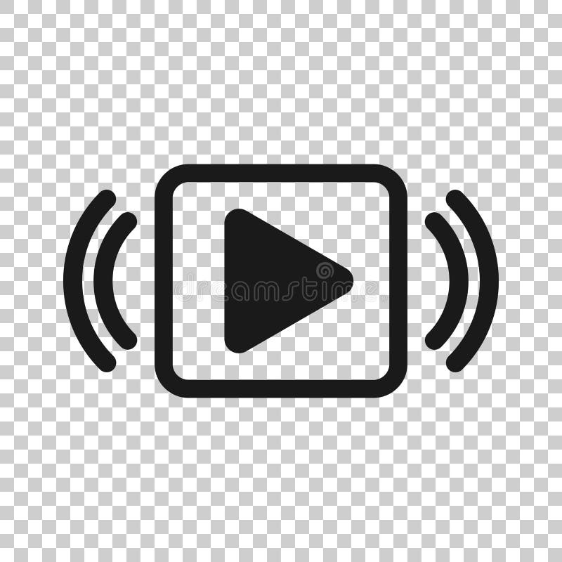 Het pictogram van de spelknoop in transparante stijl De stromende vectorillustratie van TV op ge?soleerde achtergrond Uitzendings royalty-vrije illustratie Het pictogram van de spelknoop in transparante stijl De stromende vectorillustratie van TV op ge?soleerde achtergrond Uitzendings royalty-vrije illustratie