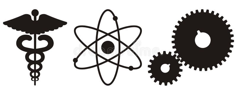 Het Pictogram van de wetenschap & van de Technologie Het Pictogram van de wetenschap & van de Technologie