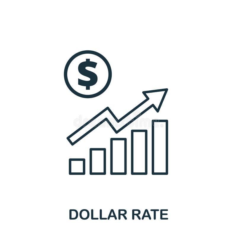Dollar Rate Increase Graphic icon. Mobile apps, printing and more usage. Simple element sing. Monochrome Dollar Rate Increase Graphic icon illustration. Dollar Rate Increase Graphic icon. Mobile apps, printing and more usage. Simple element sing. Monochrome Dollar Rate Increase Graphic icon illustration