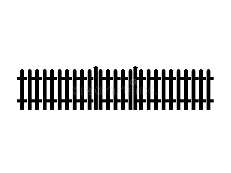 Het pictogram van With Gate van de piketomheining