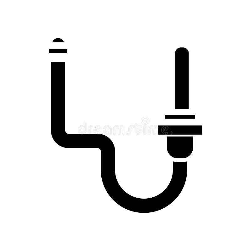 Het pictogram van het watervoorzieningssysteem, vectorillustratie, zwart teken op geïsoleerde achtergrond stock illustratie Het pictogram van het watervoorzieningssysteem, vectorillustratie, zwart teken op geïsoleerde achtergrond stock illustratie