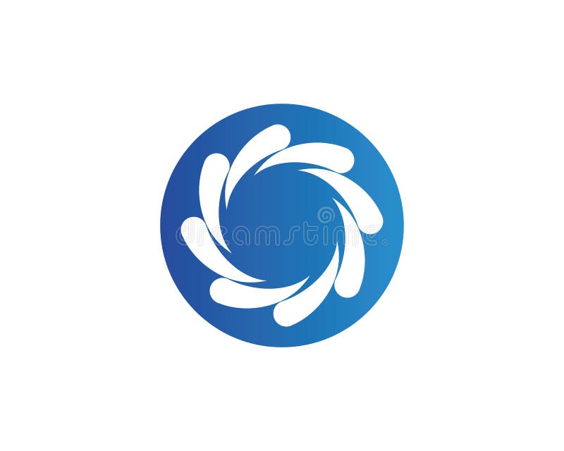 Het pictogramvector van de watergolf royalty-vrije illustratie Het pictogramvector van de watergolf royalty-vrije illustratie