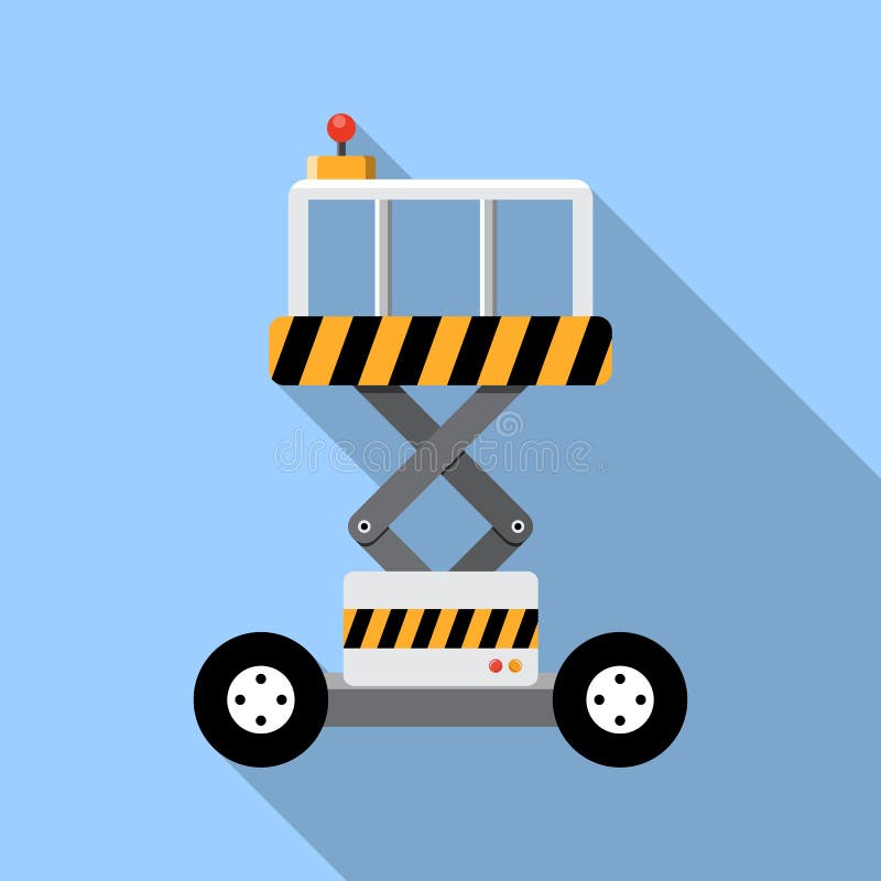 Het Platform van de Lift van de schaar stock illustratie Het Platform van de Lift van de schaar stock illustratie