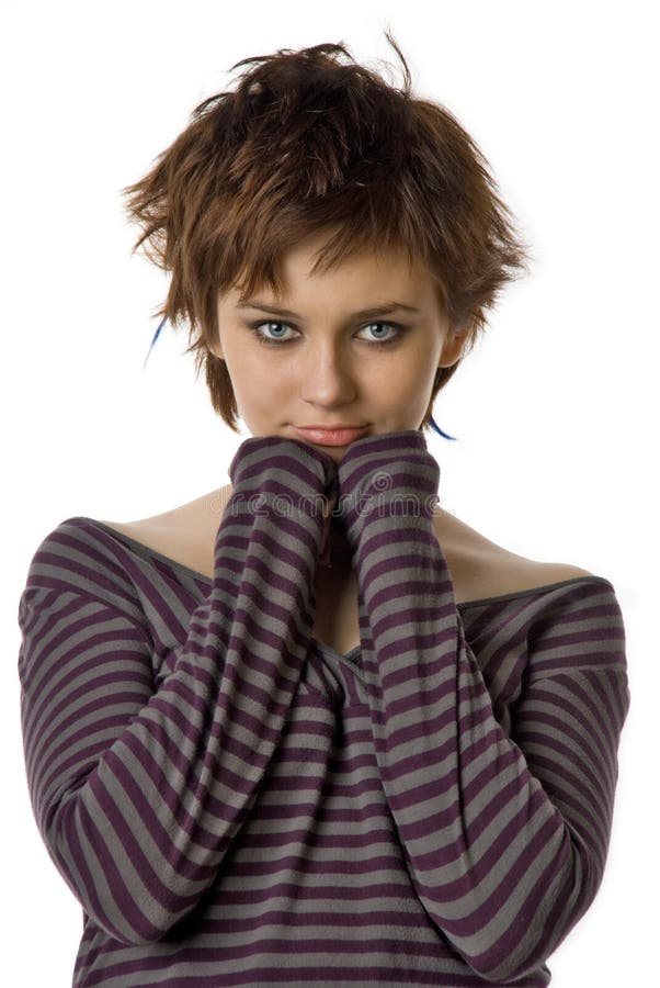 Portret van een tiener stock fotografie