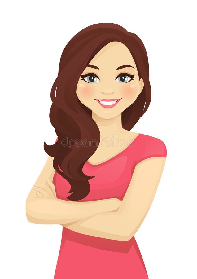 Het portret van de vrouw vector illustratie Het portret van de vrouw vector illustratie