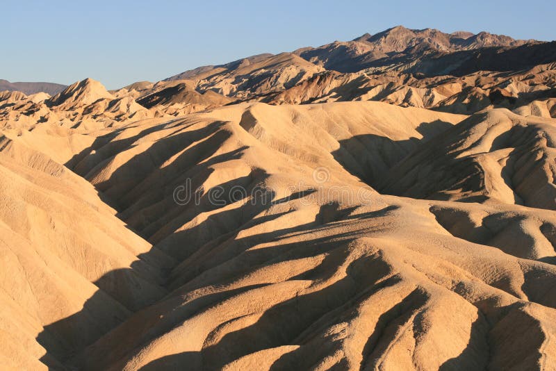 Het Punt van Zabriskie, de Vallei van de Dood, Californië