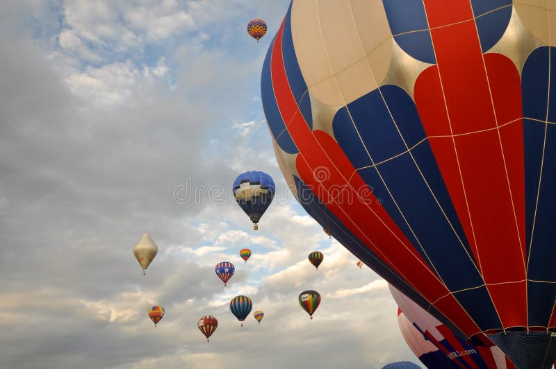 Het Ras 12 September 2009 van de Ballon van de Hete Lucht van Reno stock fotografie Het Ras 12 September 2009 van de Ballon van de Hete Lucht van Reno stock fotografie