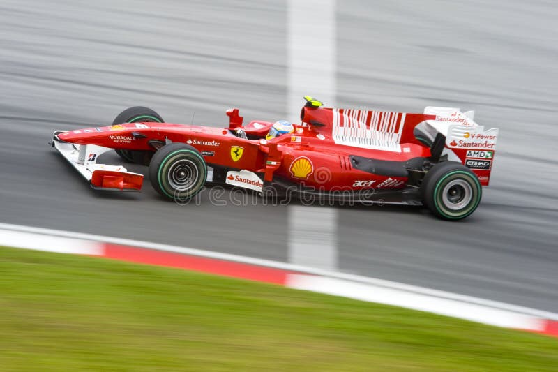 Het Rennende Team van Ferrari Marlboro Formule 1 van Scuderia