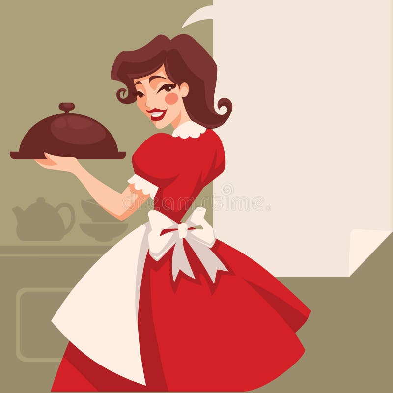 Het Retro koken royalty-vrije illustratie Het Retro koken royalty-vrije illustratie