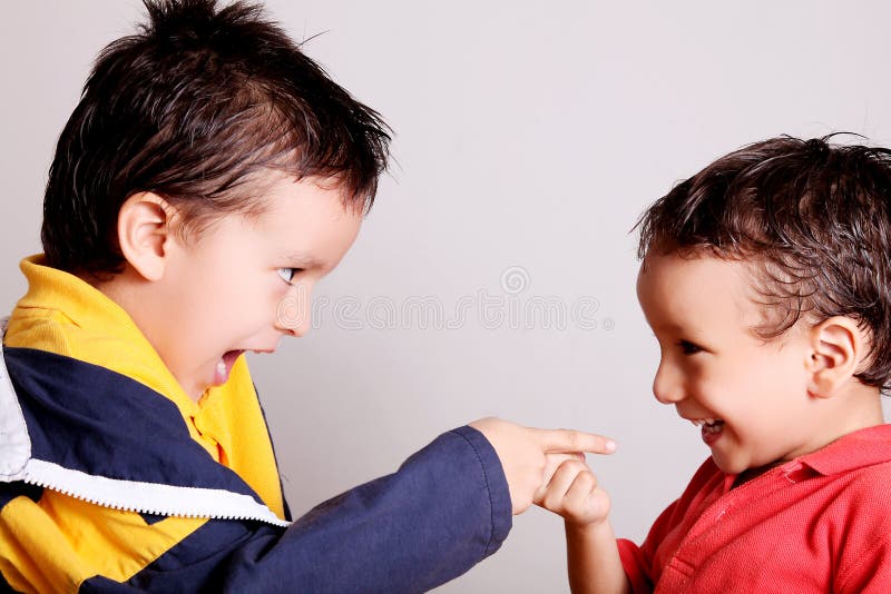 Het richten van kinderen stock afbeelding Het richten van kinderen stock afbeelding