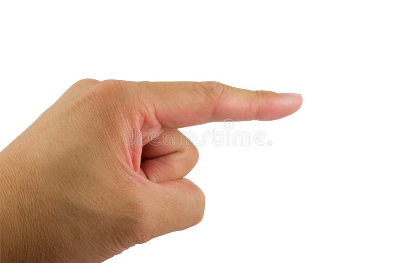 Het richten van Vinger stock foto Het richten van Vinger stock foto