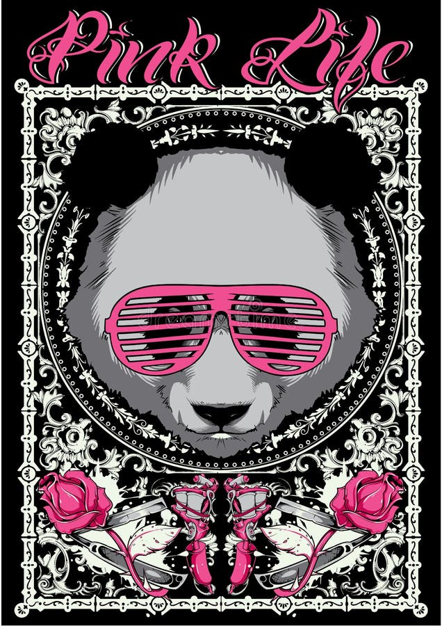 Het roze leven royalty-vrije illustratie Het roze leven royalty-vrije illustratie