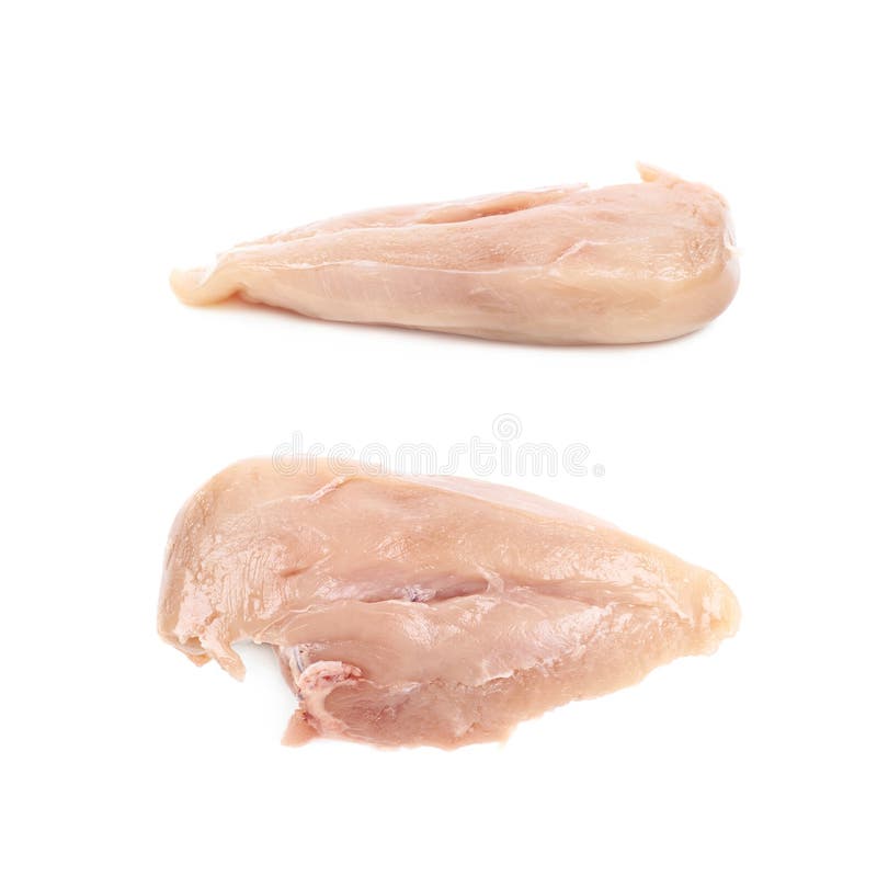Het ruwe stuk van de kippenborst van vlees stock afbeelding Het ruwe stuk van de kippenborst van vlees stock afbeelding