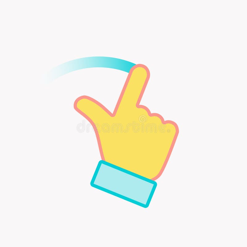 Het scherm jat kleuren vectorillustratie Vlak stijlontwerp Kleurrijke grafiek stock illustratie Het scherm jat kleuren vectorillustratie Vlak stijlontwerp Kleurrijke grafiek stock illustratie