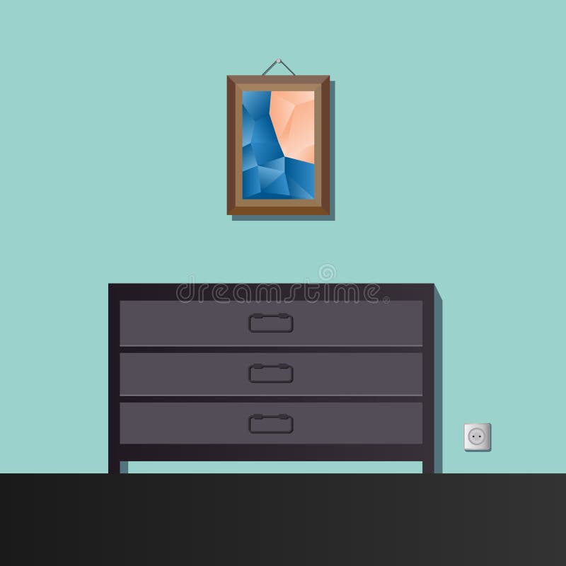 Het schilderen boven de opmaker royalty-vrije illustratie Het schilderen boven de opmaker royalty-vrije illustratie