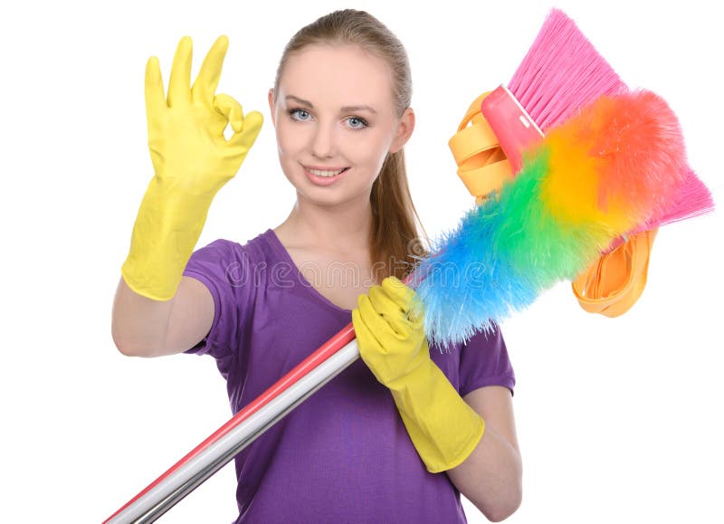 Het schoonmaken stock afbeelding Het schoonmaken stock afbeelding