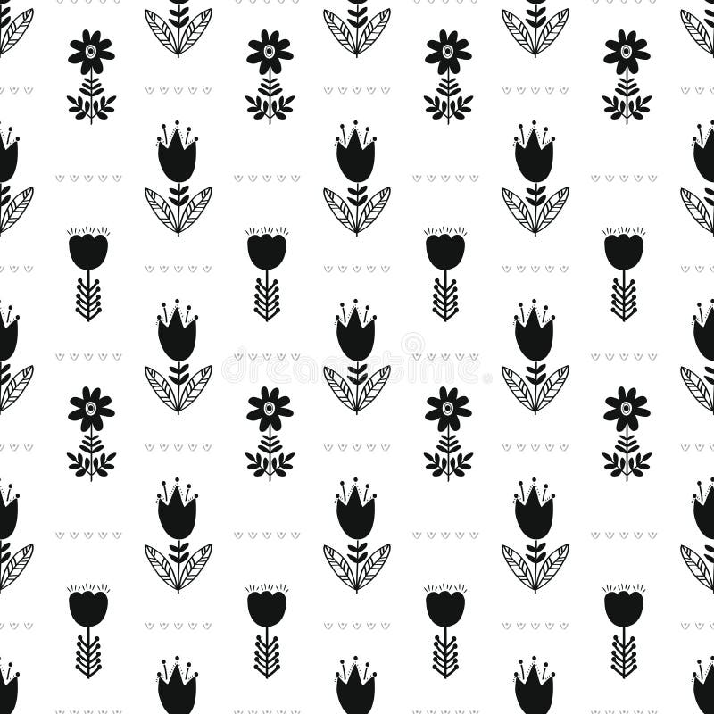 Het Skandinavische volks naadloze patroon van de ethnooppervlakte stock illustratie Het Skandinavische volks naadloze patroon van de ethnooppervlakte stock illustratie