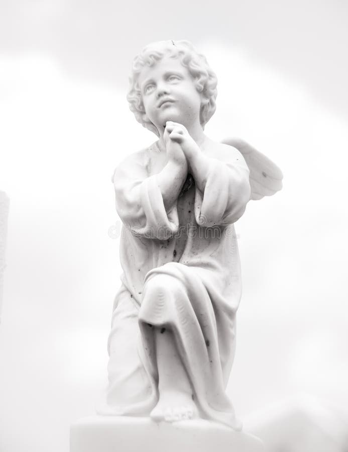 Standbeeld van de begraafplaats van Otrobanda stock foto