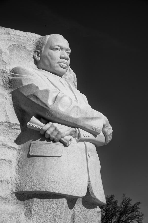 Het standbeeld van Jr. van Martin Luther King