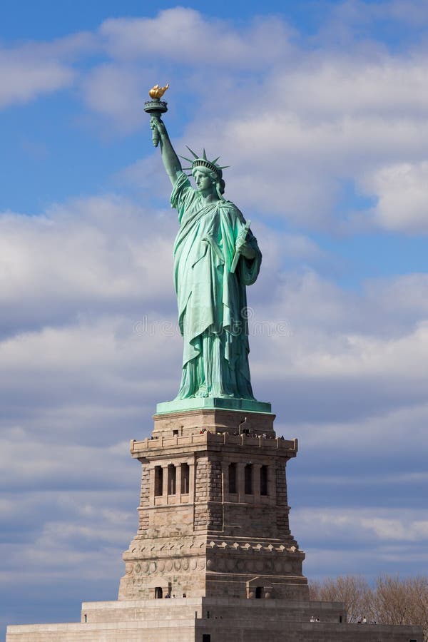 Het standbeeld van Vrijheid in de Stad van New York.