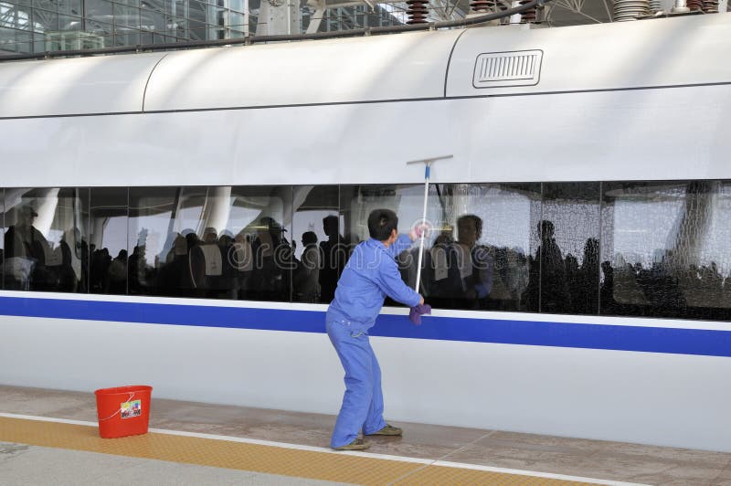 Het Station van het Zuiden van Guangzhou stock fotografie Het Station van het Zuiden van Guangzhou stock fotografie