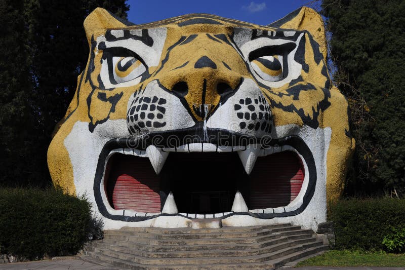 Stenen Tijgerkop royalty-vrije stock foto's