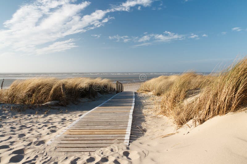 Het Strand van de Noordzee op Langeoog
