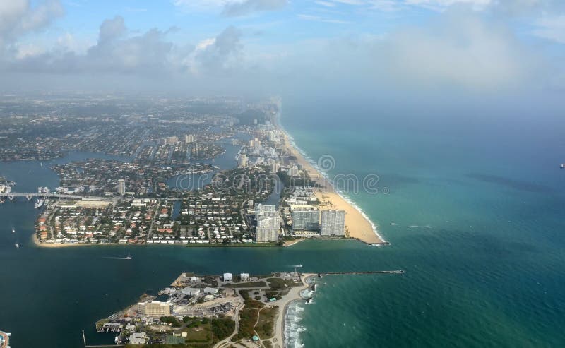 Het Strand van Fort Lauderdale stock foto Het Strand van Fort Lauderdale stock foto