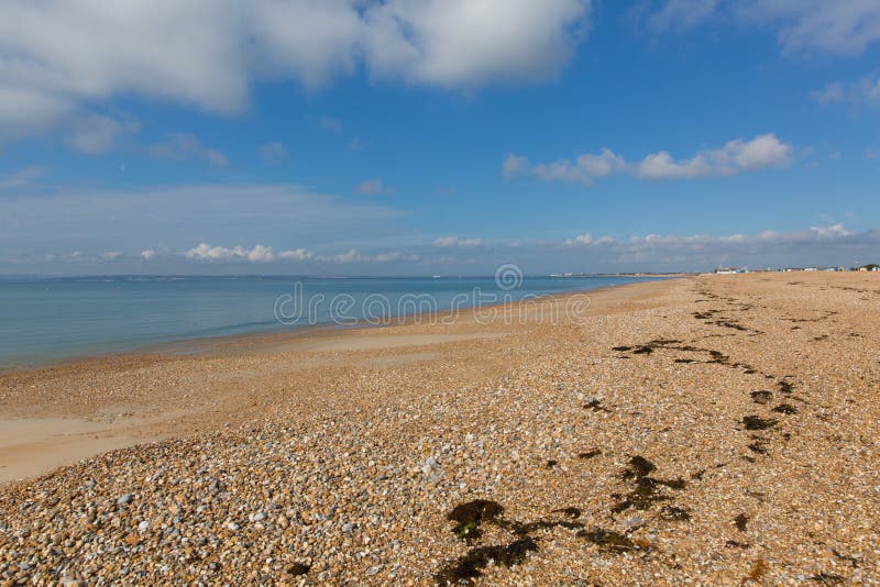 Het strand van het Haylingseiland dichtbij het zuidenkust van Portsmouth van Engeland het UK stock afbeelding Het strand van het Haylingseiland dichtbij het zuidenkust van Portsmouth van Engeland het UK stock afbeelding